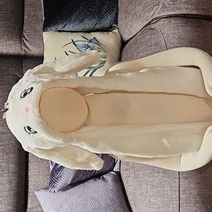 KIDS NEW WHITE GIRLS BUNNY FASHION ANIMAL HAT THIS BUNNY IS SO CUTE FIT SIZE